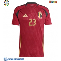 Fotballdrakt Herre Belgia Arthur Vermeeren #23 Hjemmedrakt EM 2024 Kortermet